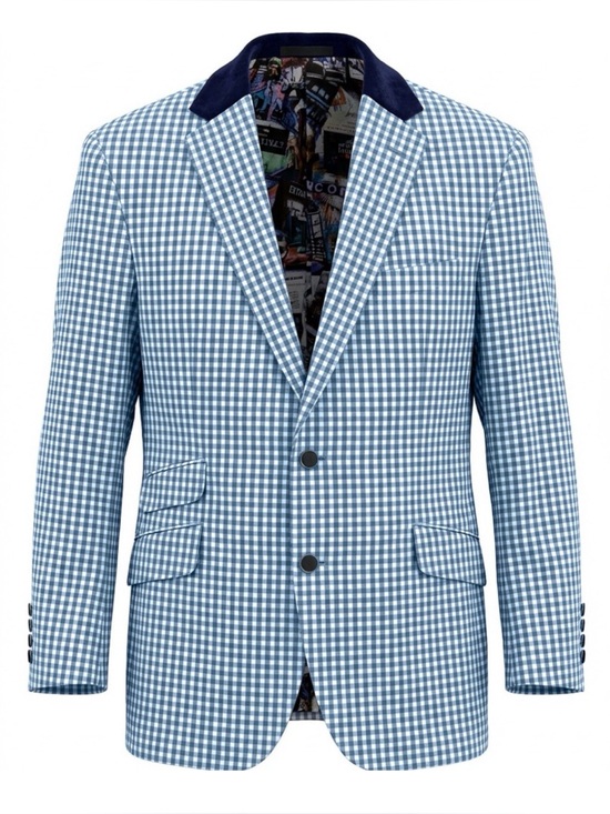 tom james Other - Tom James Gingham Custom Blazer City Signs Mens Sz 42R